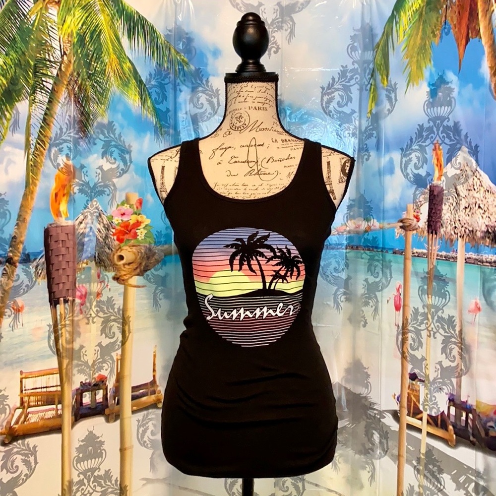 🍀 Cute Summer Palm Tree Tank!